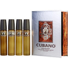 Cubano Variety 4 Piece Variety With Cubano Gold, Silver, Bronze & Copper And All Are Edt Spray 2 oz