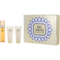 White Diamonds Edt Spray 3.3 oz & Body Lotion 3.3 oz & Body Wash 3.3 oz