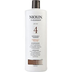 Nioxin System 4 Cleanser For Fine Chemically Enhanced Noticeably Thinning Hair Color Safe 33.8 oz (Packaging May Vary)