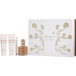 Fancy Eau De Parfum Spray 3.4 oz & Body Lotion 3 oz & Shower Gel 3 oz & Eau De Parfum Spray 0.34 oz Mini