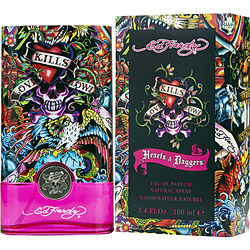 Ed Hardy Hearts & Daggers Eau De Parfum Spray 3.4 oz