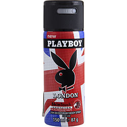 Playboy London Deodorant Body Spray 5 oz