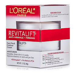 L'Oreal Revitalift Anti-Wrinkle + Firming  Face/ Neck Contour Cream  --48G/1.7oz