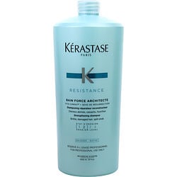 Kerastase Resistance Bain Force Architecte Vita-Ciment Advanced Shampoo 34 oz (Packaging May Vary)