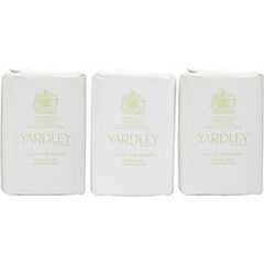 Yardley Lily Of The Valley Luxury Soaps 3 X 3.5 oz Each (New Packaging)
