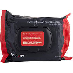 Anthony Glycolic Exfoliating & Resurfacing Wipes ?Á--30 Wipes