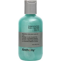 Anthony Invigorating Rush Hair + Body Wash --100Ml/3.4oz