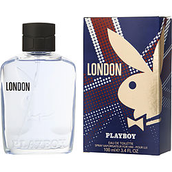 Playboy London Edt Spray 3.4 oz (New Packaging)