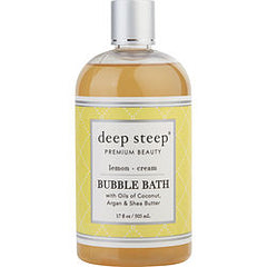 Deep Steep Lemon Cream Bubble Bath 17 oz