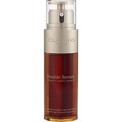 Clarins Double Serum (Hydric + Lipidic System) Complete Age Control Concentrate  --50Ml/1.6oz