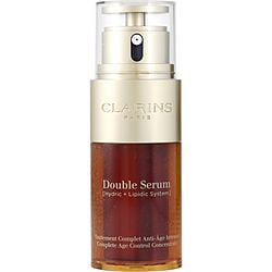 Clarins Double Serum (Hydric + Lipidic System) Complete Age Control Concentrate  --30Ml/1oz