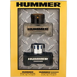 Hummer Variety Hummer & Hummer Chrome And Both Are Edt Spray 2.5 oz