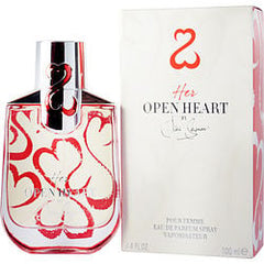 Her Open Heart Eau De Parfum Spray 3.4 oz & Jewelry Roll