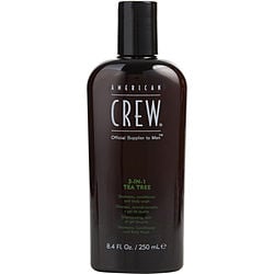 American Crew 3 In 1 Tea Tree (Shampoo, Conditioner, Body Wash) 8.4 oz