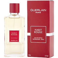 Habit Rouge Eau De Parfum Spray 3.3 oz (New Packaging)