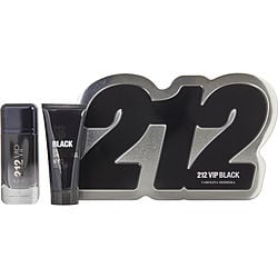 212 Vip Black Eau De Parfum Spray 3.4 oz & Shower Gel 3.4 oz