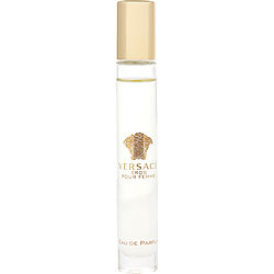 Versace Eros Pour Femme Eau De Parfum Rollerball 0.3 oz Mini *Tester