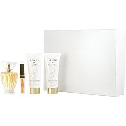 Jenni By Jenni Rivera Eau De Parfum Spray 3.4 oz & Shimmer Body Lotion 3.3 oz & Shower Gel 3.3 oz & Lip Gloss 0.21 oz