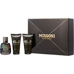 Missoni Eau De Parfum Spray 1.7 & Aftershave Balm 1.7 oz & Bath And Shower Gel 1.7 oz