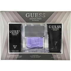 Guess Seductive Homme Edt Spray 3.4 oz & Deodorant Body Spray 6 oz & Shower Gel 6.7 oz