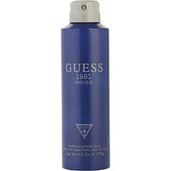 Guess 1981 Indigo Deodorant Body Spray 6 oz