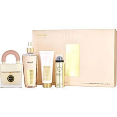 Armaf Opus Eau De Parfum Spray 3.4 oz & Perfume Body Spray 1.7 oz & Fragrance Body Spray 8.4 oz & Body Lotion 3.4 oz