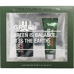 Colors De Benetton Green Edt Spray 3.4 oz & Aftershave Balm 2.5 oz