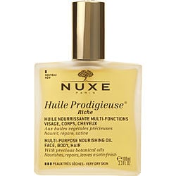 Nuxe Huile Prodigieuse Riche Multi-Purpose Nourishing Oil - For Very Dry Skin  --100Ml/3.3oz