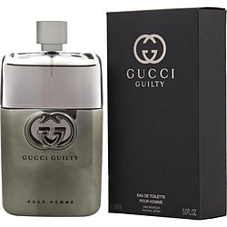 Gucci Guilty Pour Homme Edt Spray 5 oz (New Packaging)