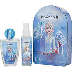 Frozen 2 Disney Elsa Edt Spray 3.4 oz & Body Mist 3.4 oz & Tin Box