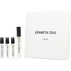 Kenneth Cole Variety 4 Piece Mini Variety With Kenneth Cole For Her Edp 0.13 oz & Intensity & Energy & Serenity And All Are Edt Spray Vial