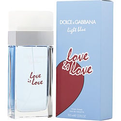 D & G Light Blue Love Is Love Edt Spray 3.3 oz