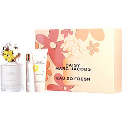 Marc Jacobs Daisy Eau So Fresh Edt Spray 4.2 oz & Body Lotion 2.5 oz & Edt Spray 0.33 oz Mini