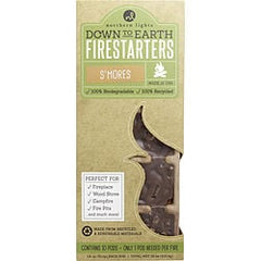 S'Mores Firestarters Down To Earth Firestarters Fragranced Colored Wax Combined With Recycled And Renewable Material. Box Contains 10X1.8 oz Each Tearaway Pods