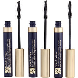 Estee Lauder Double Wear Zero Smudge Lengthening Mascara Trio - # 01 Black 3X--6Ml/0.24oz