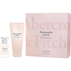 Abercrombie & Fitch Authentic Eau De Parfum Spray 1.7 oz & Body Lotion 6.7 oz