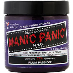 Manic Panic High Voltage Semi-Permanent Hair Color Cream - # Plum Passion 4 oz