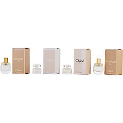 Chloe Variety 4 Piece Womens Variety Nomade Eau De Parfum & Chloe Edt & Chloe Eau De Parfum & Nomade Edt And All 0.17 oz Minis