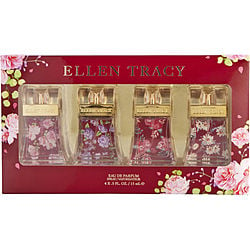 Ellen Tracy Variety 4 Piece Mini Variety With Ellen Tracy Sensational & Ellen Tracy Brilliant & Ellen Tracy Dazzling & Ellen Tracy Dynamic And All Are Eau De Parfum Spray 0.5 oz