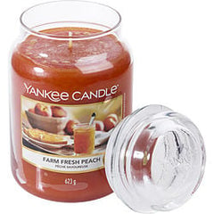 Yankee Candle Farm Fresh Peach Scented Large Jar 22 oz