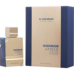 Al Haramain Amber Oud Eau De Parfum Spray 2 oz (Blue Edition)