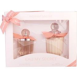 Women'Secret Eau My Secret Edt Spray 3.4 oz & Body Lotion 6.7 oz