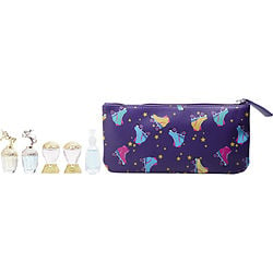 Anna Sui Variety 5 Piece Mini Variety With Fantasia & Fantasia Mermaid & Secret Wish & Sky X 2 And All Are Edt 0.16 oz Mini