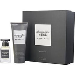 Abercrombie & Fitch Authentic Edt Spray 1.7 oz & Hair Body Wash 6.7 oz