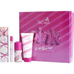 Pink Sugar Edt Spray 3.4 oz & Shimmering Perfume Roll-On 1.7 oz & Shower Gel 3.4 oz & Edt Spray Mini 0.33 oz