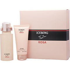 Iceberg Twice Rosa Edt Spray 4.2 oz & Body Lotion 3.4 oz