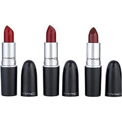 Mac Lipstick X 3 Travel Exclusive: Cockney + Lady Bug + Fresh Moroccan