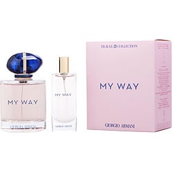 Armani My Way Eau De Parfum Spray 3 oz & Eau De Parfum Spray 0.5 oz