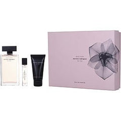 Narciso Rodriguez Musc Noir Eau De Parfum Spray 3.4 oz & Body Lotion 1.7 oz & Eau De Parfum 0.33 oz Mini