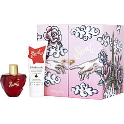 Lolita Lempicka Sweet Eau De Parfum Spray 1.7 oz (New Packaging) & Body Lotion 2.5 oz